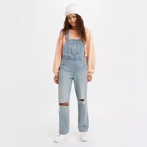 Levi's® Premium VINTAGE DENIM OVERALLS Classic Blue Denim Overalls Size Small